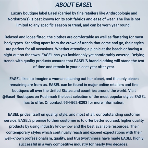 EASEL "Summer Breeze" Mineral Washed Frayed Seams Button Up Tunic Top Side Slits - Picture 15 of 15